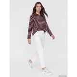 LC Waikiki LCW Modest Ekru Beli Lastikli Gabardin Kadın Pantolon
