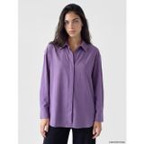 LC Waikiki LCW Modest Lila Kadın Gömlek Tunik