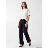 LC Waikiki LCW Modest Siyah Straight Fit Kadın Jean Pantolon