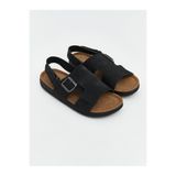 LC Waikiki Lcw Steps Siyah Süet Görünümlü Erkek Sandalet
