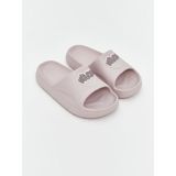 LC Waikiki Lcw Steps Tek Bantlı Baskılı Kız Çocuk Terlik - Pink