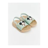 LC Waikiki LCW STEPS Yeşil Mickey Mouse Baskılı Erkek Bebek Sandalet