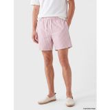 LC Waikiki LCW SWIMWEAR Pembe Kısa Boy Beli Lastikli Çizgili Erkek Deniz Şortu
