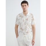 LC Waikiki LCW Vision Bej Polo Yaka Desenli Erkek Tişört