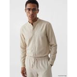 LC Waikiki Lcw Vision Bej Regular Fit Keten Karışımlı Erkek Gömlek - XL