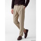 LC Waikiki LCW Vision Bej Relax Fit Gabardin Erkek Pileli Pantolon
