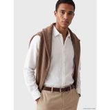 LC Waikiki LCW Vision Beyaz Regular Fit Keten Görünümlü Erkek Gömlek