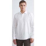 LC Waikiki LCW Vision Beyaz Regular Fit Uzun Kollu Armürlü Erkek Gömlek