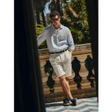 LC Waikiki LCW Vision Beyaz Standart Kalıp Keten Görünümlü Erkek Şort