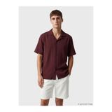 LC Waikiki LCW Vision Bordo Regular Fit Resort Yaka Müslin Erkek Gömlek