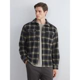 LC Waikiki Lcw Vision Haki Regular Fit Uzun Kollu Ekose Erkek Gömlek Ceket - 2XL