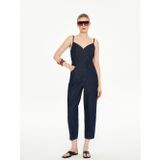 LC Waikiki LCW Vision İndigo Kruvaze Yaka Askılı Kadın Jean Tulum