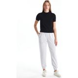 LC Waikiki Lcw Vision Kadın Beli Lastikli Düz Jogger Eşofman Altı - XS - Gri
