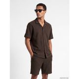 LC Waikiki LCW Vision Kahverengi Regular Fit Armürlü Erkek Gömlek