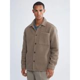 LC Waikiki Lcw Vision Kahverengi Regular Fit Uzun Kollu Pelüş Erkek Gömlek Ceket - 2XL