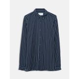 LC Waikiki LCW Vision Lacivert Slim Fit Uzun Kollu Çizgili Erkek Gömlek