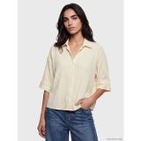 LC Waikiki LCW Vision Lila Dokulu Oversize Kadın Gömlek