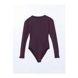 LC Waikiki LCW Vision Mürdüm Bisiklet Yaka Kadın Bodysuit