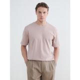 LC Waikiki LCW Vision Pembe Relaxed Fit Bisiklet Yaka Erkek Tişört