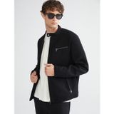 LC Waikiki LCW Vision Siyah Slim Fit Biker Yaka Erkek Ceket