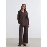 LC Waikiki Lcwaıkıkı Basic Kahverengi Soft Touch Modal Karışımlı Kadın Eşofman Altı - 2XL