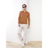 LC Waikiki Lcwaıkıkı Basic Polo Yaka Uzun Kollu Ince Erkek Triko Kazak - Renkli - M