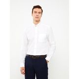 LC Waikiki Lcwaıkıkı Basic Regular Fit Uzun Kollu Oxford Erkek Gömlek - Beyaz