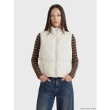 LC Waikiki LCWAIKIKI Classic Bej Dik Yaka Kadın Şişme Yelek