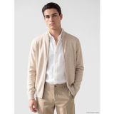 LC Waikiki LCWAIKIKI Classic Bej Regular Fit Dik Yaka Erkek Triko Hırka