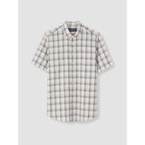 LC Waikiki Lcwaıkıkı Classic Bej Standart Kalıp Ekose Poplin Erkek Gömlek