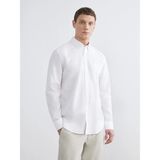 LC Waikiki Lcwaıkıkı Classic Beyaz Regular Fit Oxford Erkek Basic Gömlek