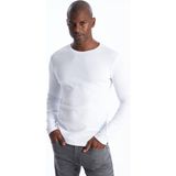 LC Waikiki Lcwaıkıkı Classic Bisiklet Yaka Uzun Kollu Erkek Tişört - 2XL - Mavi