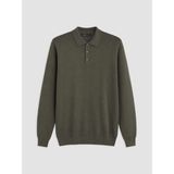 LC Waikiki Lcwaıkıkı Classic Haki Polo Yaka Erkek Triko Kazak