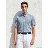 LC Waikiki Lcwaıkıkı Classic Indigo Regular Fit Kareli Erkek Gömlek - İndigo - XL
