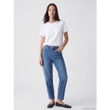 LC Waikiki Lcwaıkıkı Classic Indigo Yüksek Bel Slim Mom Kadın Jean Pantolon