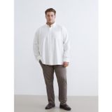 LC Waikiki LCWAIKIKI Classic Kahverengi Büyük Beden Standart Kalıp Erkek Chino Pantolon