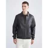 LC Waikiki Lcwaıkıkı Classic Kahverengi Standart Kalıp Erkek Deri Görünümlü Mont - Regular Fit