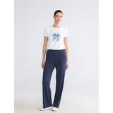 LC Waikiki Lcwaıkıkı Classic Lacivert Soft Touch Kadın Eşofman Altı - 3XL