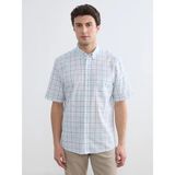 LC Waikiki Lcwaıkıkı Classic Mavi Regular Fit Ekose Poplin Erkek Gömlek - 2XL