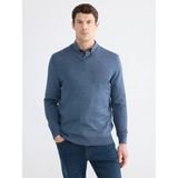 LC Waikiki Lcwaıkıkı Classic Mavi V Yaka Erkek Triko Kazak - 2XL