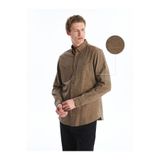 LC Waikiki LCWAIKIKI Classic Regular Fit Uzun Kollu Gabardin Erkek Gömlek