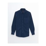 LC Waikiki LCWAIKIKI Classic Regular Fit Uzun Kollu Kadife Erkek Gömlek