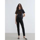 LC Waikiki Lcwaıkıkı Classic Siyah Beli Lastikli Slim Mom Kadın Jean Pantolon