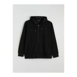 LC Waikiki LCWAIKIKI Classic Standart Kalıp Kapüşonlu Erkek Fermuarlı Sweatshirt