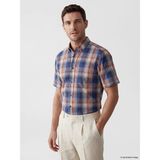 LC Waikiki Lcwaıkıkı Classic Turuncu Regular Fit Ekose Poplin Erkek Gömlek - XL
