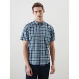 LC Waikiki Lcwaıkıkı Classic Yeşil Regular Fit Armürlü Cepli Erkek Gömlek - XL