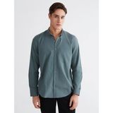 LC Waikiki Lcwaıkıkı Classic Yeşil Regular Fit Oxford Erkek Gömlek
