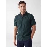 LC Waikiki Lcwaıkıkı Classic Yeşil Regular Fit Poplin Erkek Gömlek - XL
