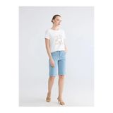LC Waikiki LCWAIKIKI Classic Yüksek Bel Slim Fit Kadın Jean Şort