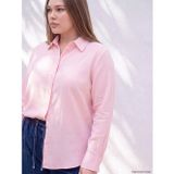LC Waikiki LCWAIKIKI Curve Pembe Büyük Beden Kadın Gömlek